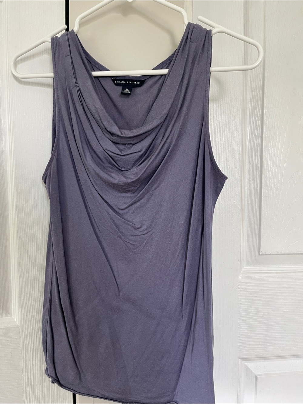 Banana Republic Draped Neck Sleeveless Camisole — Dusty Lavender